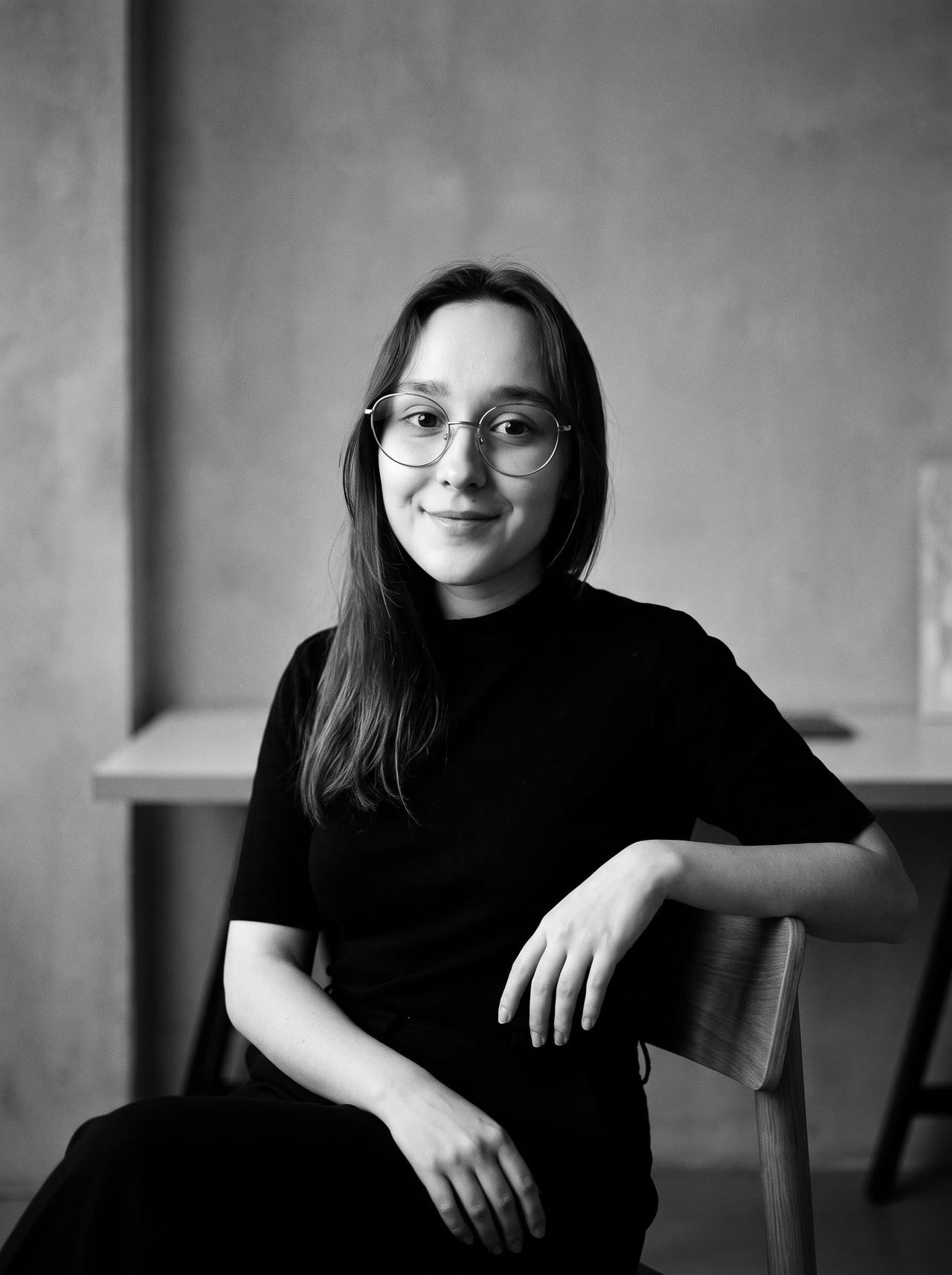 Studio portrait of Bohdana Monchuk, Project Manager at Utopia 360 Studio
