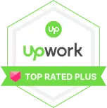 Upwork Top Rated Plus Badge